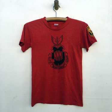 Rock T Shirt × Streetwear × Vintage Vtg Army Milit