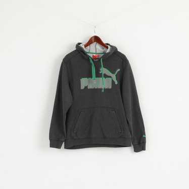 Puma Puma Men L (M) Sweatshirt Dark Grey Hooded 6… - image 1