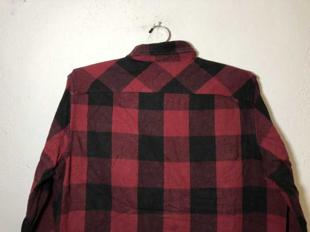 Flannel × Vintage AMERICAN EAGLE OUTFITTERS Red F… - image 3