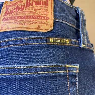 Lucky Brand blue denim jeans label=32 reg inseam(32x32)^vintage