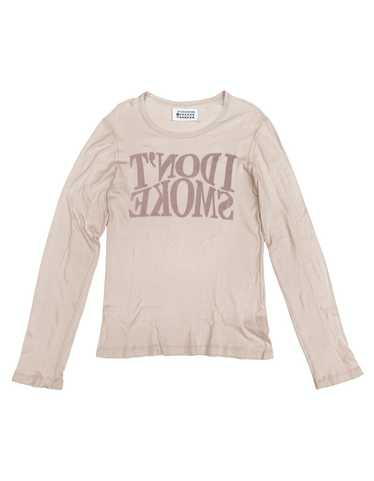 マルジェラ　I DON'T SMOKE 長袖カットソー Maison Margiela I Dont Smoke Long Sleeve | Grailed