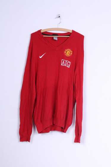 Nike Nike Mens L Jumper Red Manchester United Foot