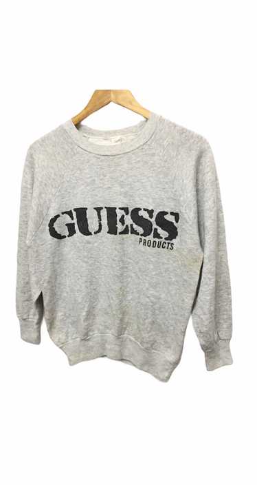 Guess × Vintage 80's GUESS product spellout 50/50… - image 1