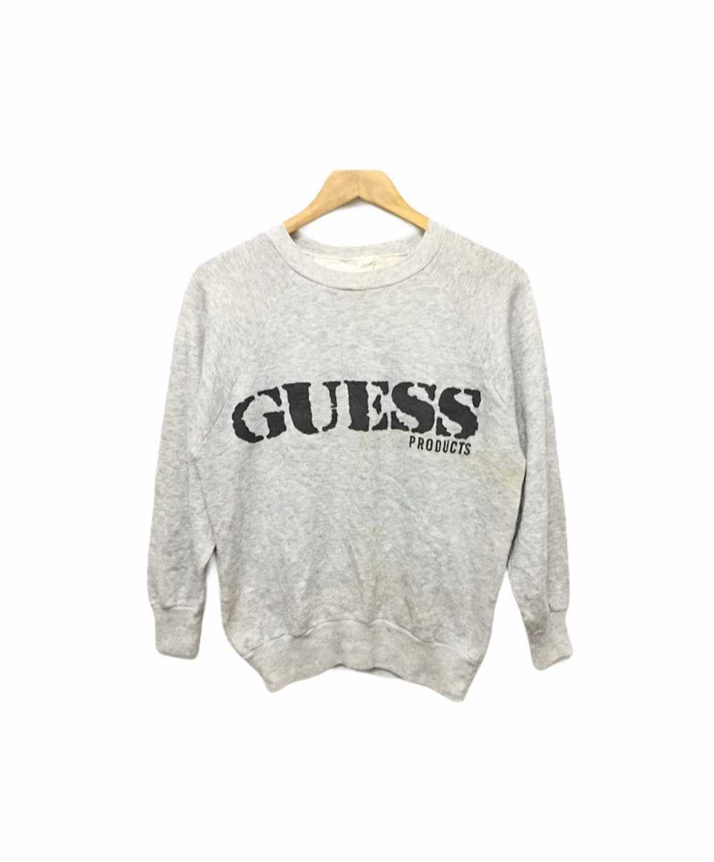 Guess × Vintage 80's GUESS product spellout 50/50… - image 2