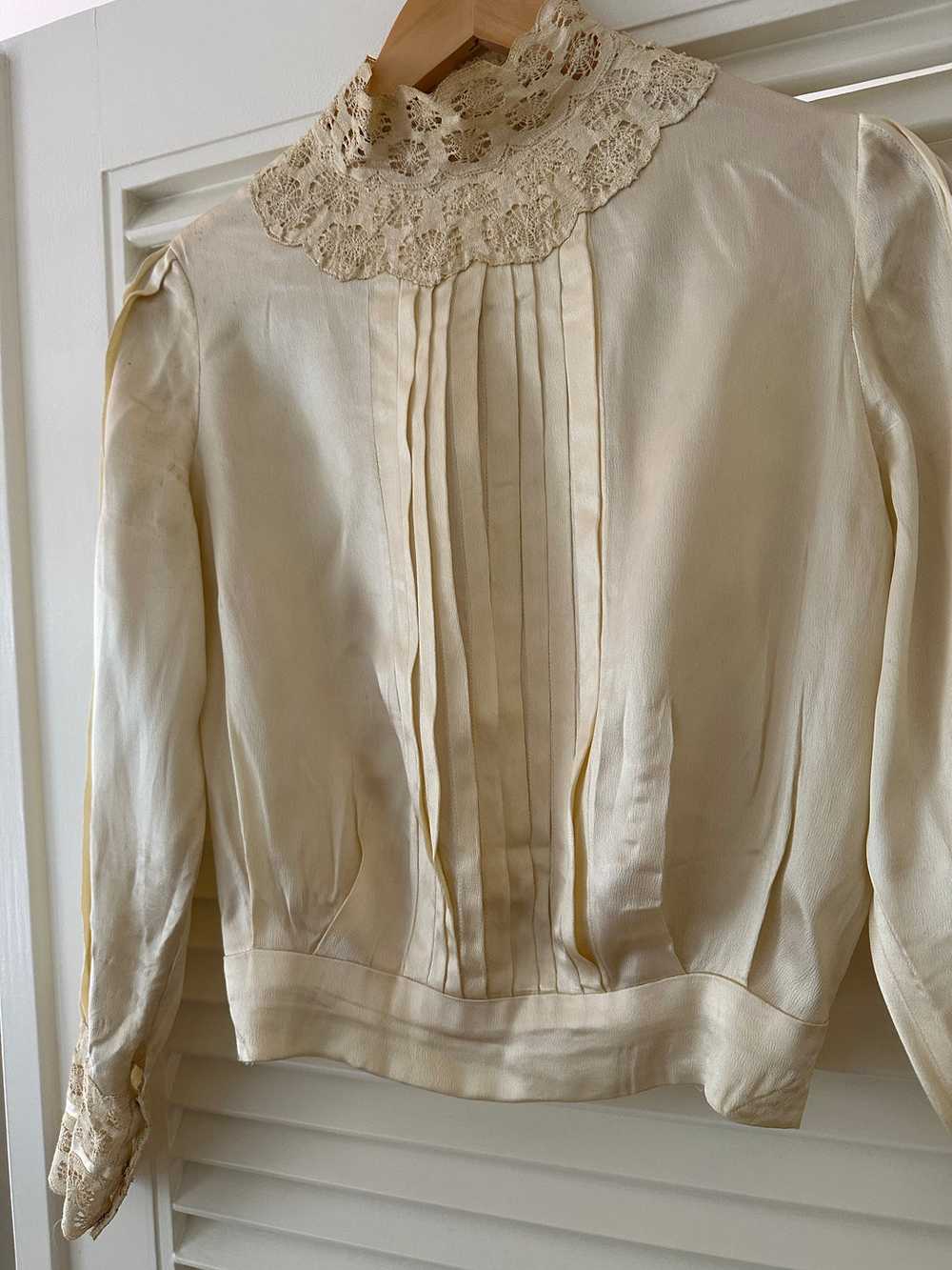 Vintage Silk Blouse - image 2