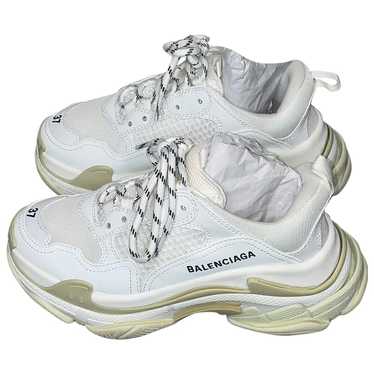 Balenciaga Triple S cloth trainers - image 1