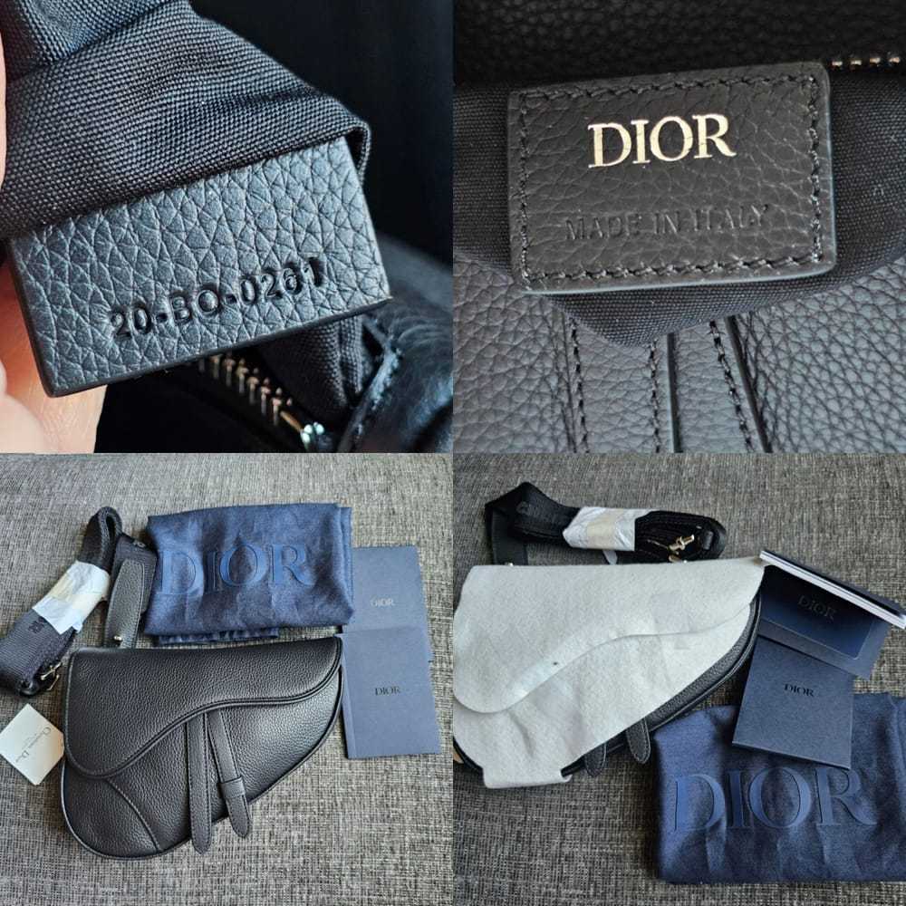 Saddle - Dior - Leather - Canvas - Handbag LIU JO M Tote AA1192 E0053 Nero  22222 - Bag - Christian - Green – Carvela Slinky Purse leather backpack -  Bag - Trotter - Hand