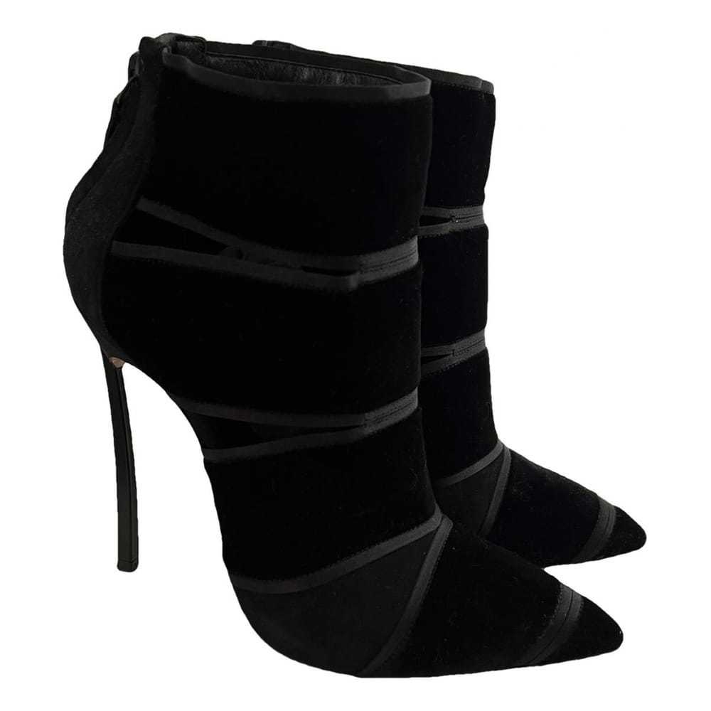 Casadei Velvet ankle boots - image 1