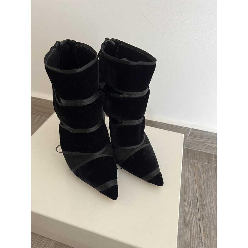 Casadei Velvet ankle boots - image 2