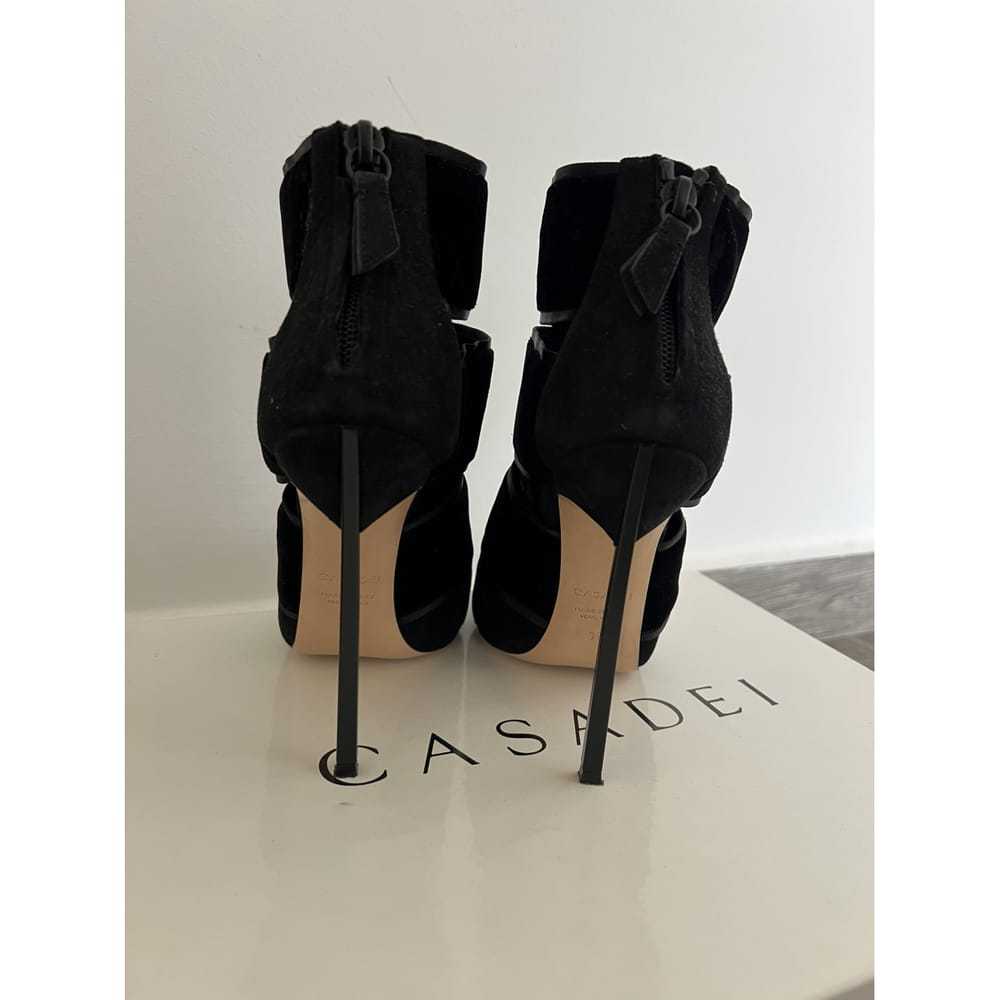 Casadei Velvet ankle boots - image 4