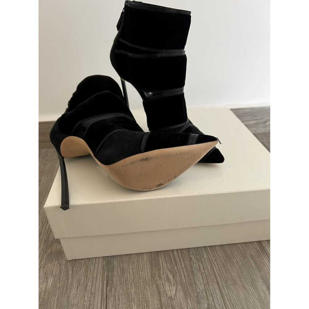 Casadei Velvet ankle boots - image 6