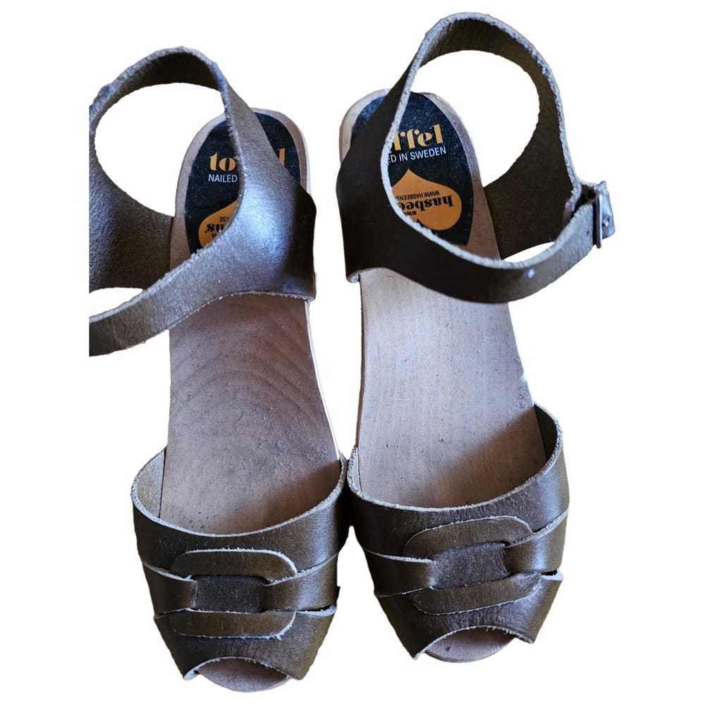 Swedish Hasbeens Leather mules & clogs - image 1