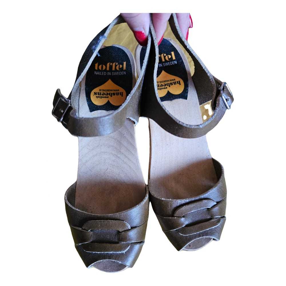 Swedish Hasbeens Leather mules & clogs - image 2