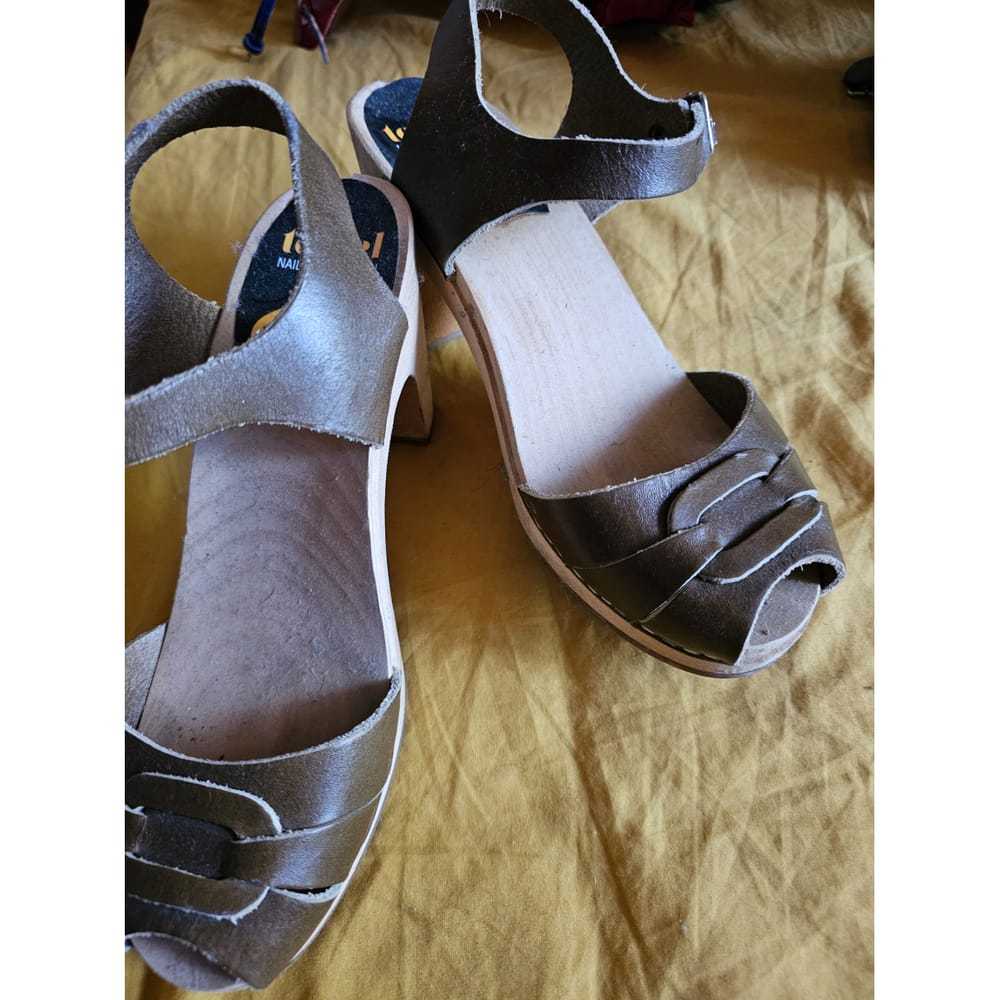 Swedish Hasbeens Leather mules & clogs - image 3