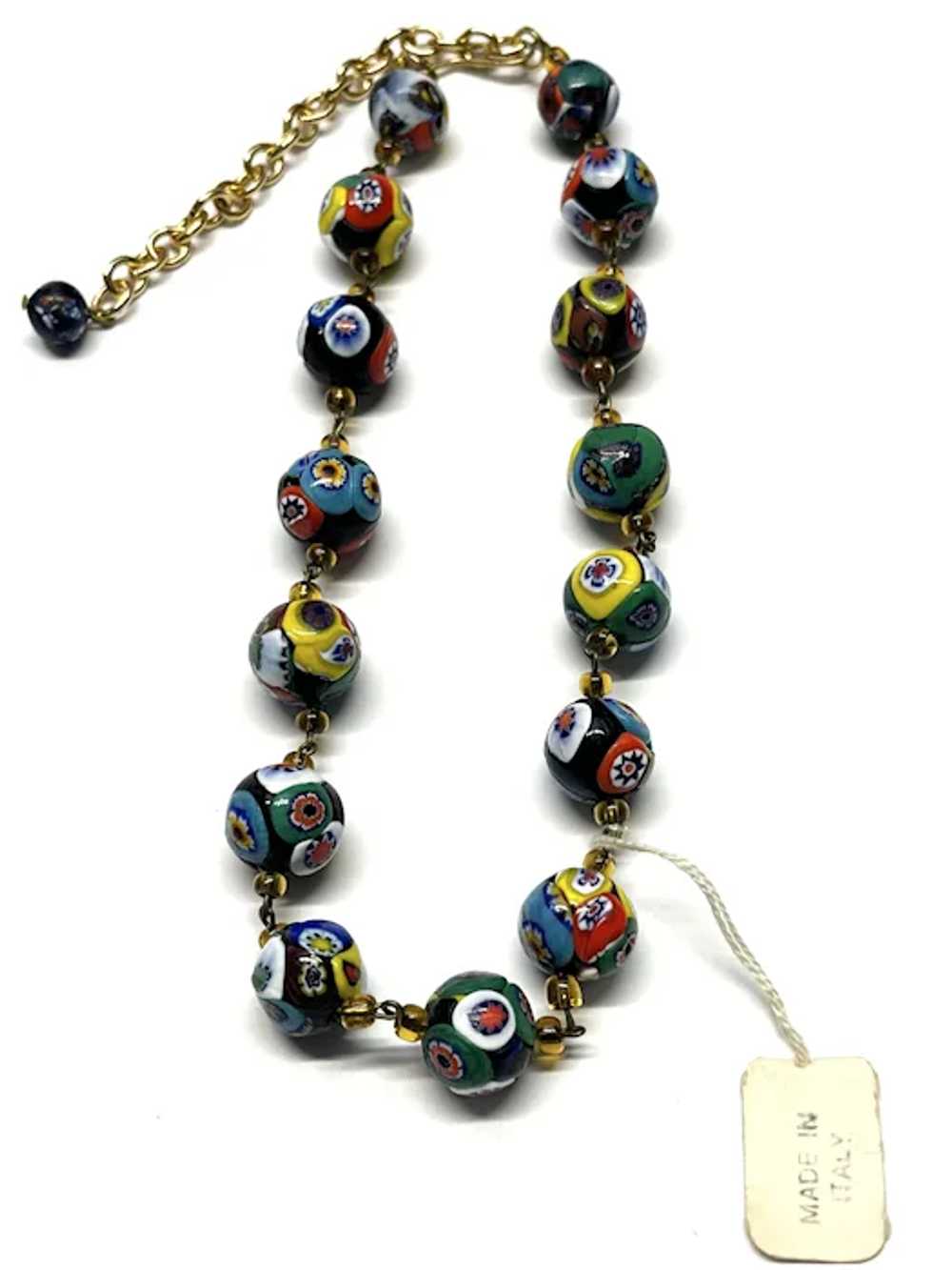 Vintage Murano Glass Beaded Necklace - image 3