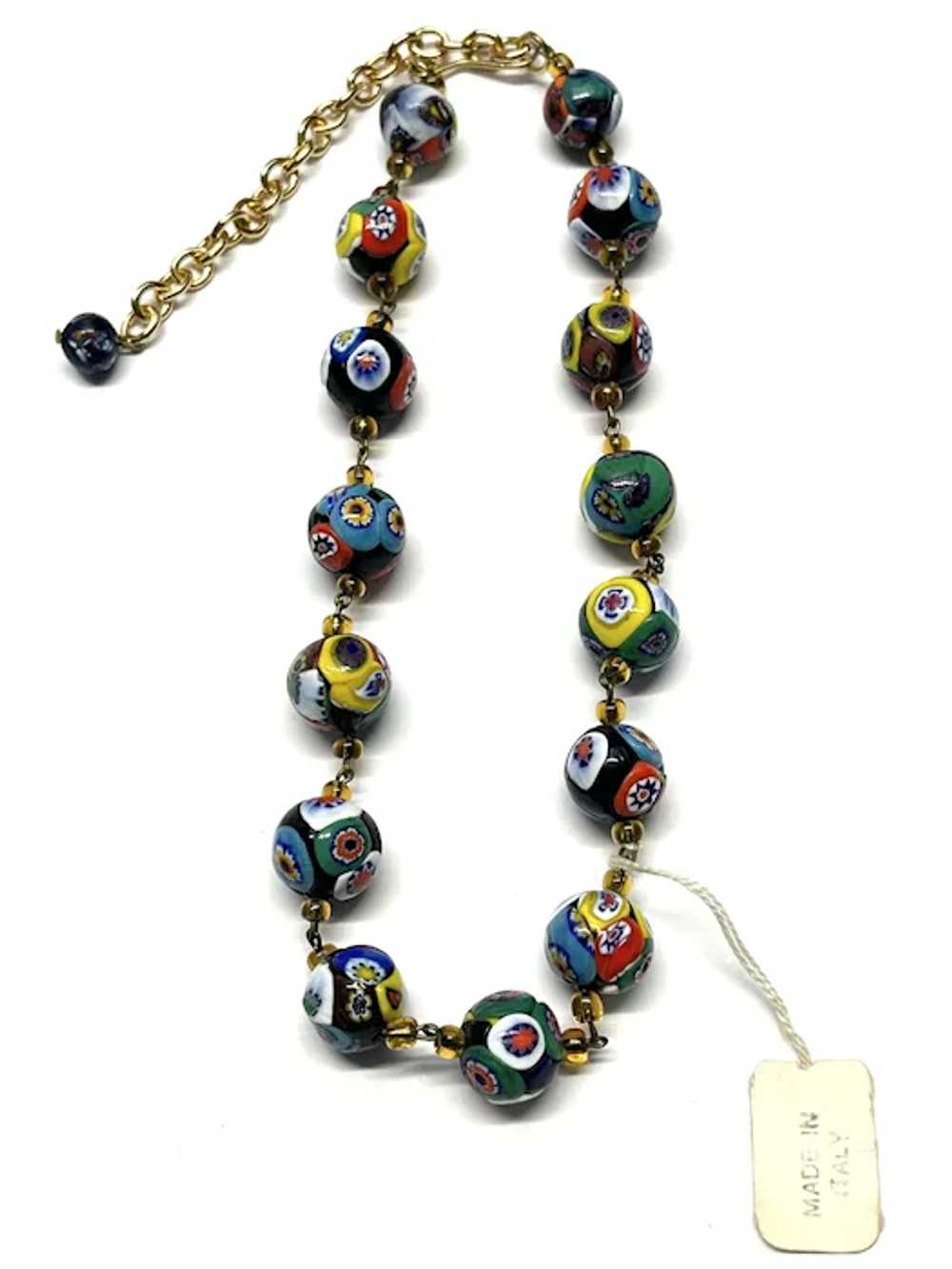 Vintage Murano Glass Beaded Necklace - image 4