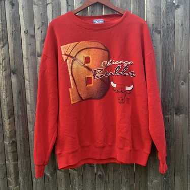 Vintage 90s Oversized Chicago Bulls Black Embroidered Sweatshirt – Total  Recall Vintage