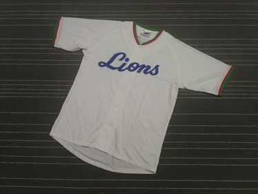 MLB × Majestic × Rap Tees LIONS WHITE baseball je… - image 1