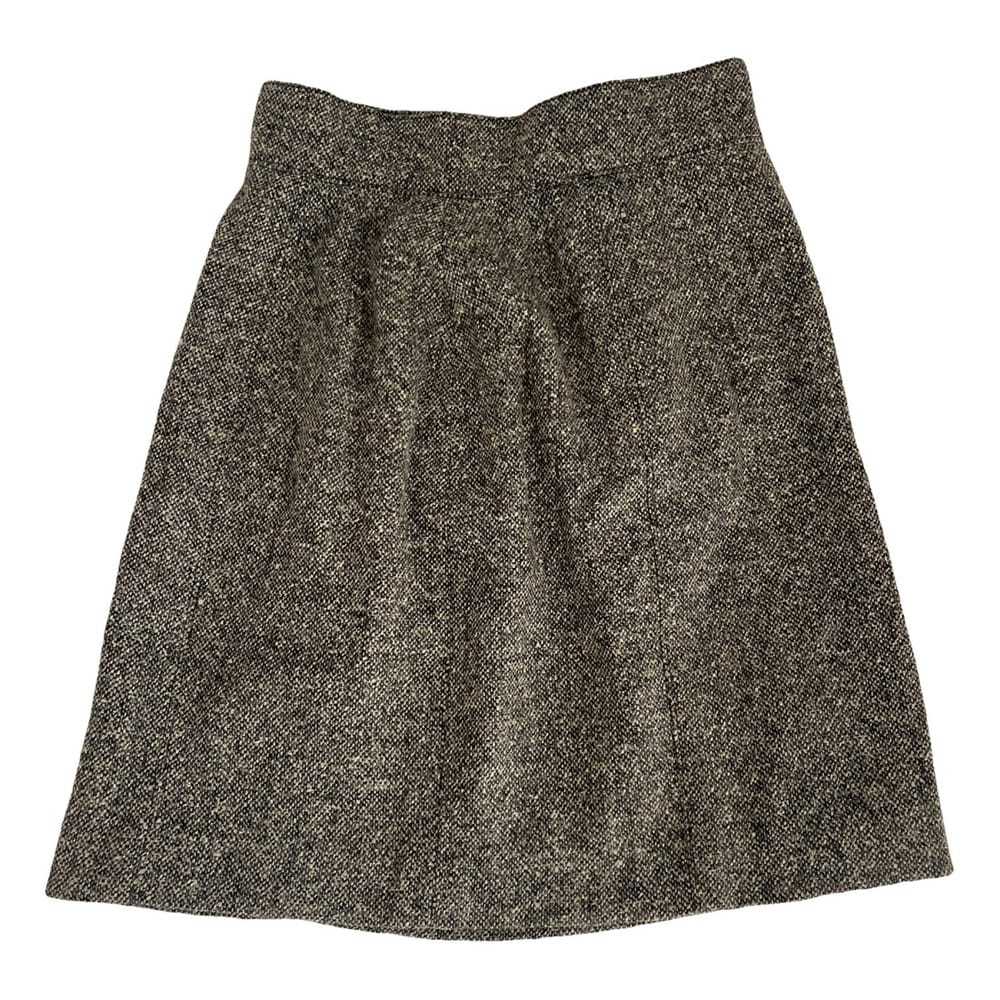 Oscar De La Renta Wool mini skirt - image 1