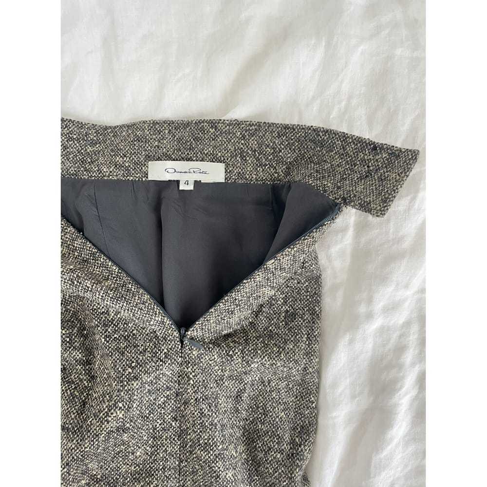 Oscar De La Renta Wool mini skirt - image 2