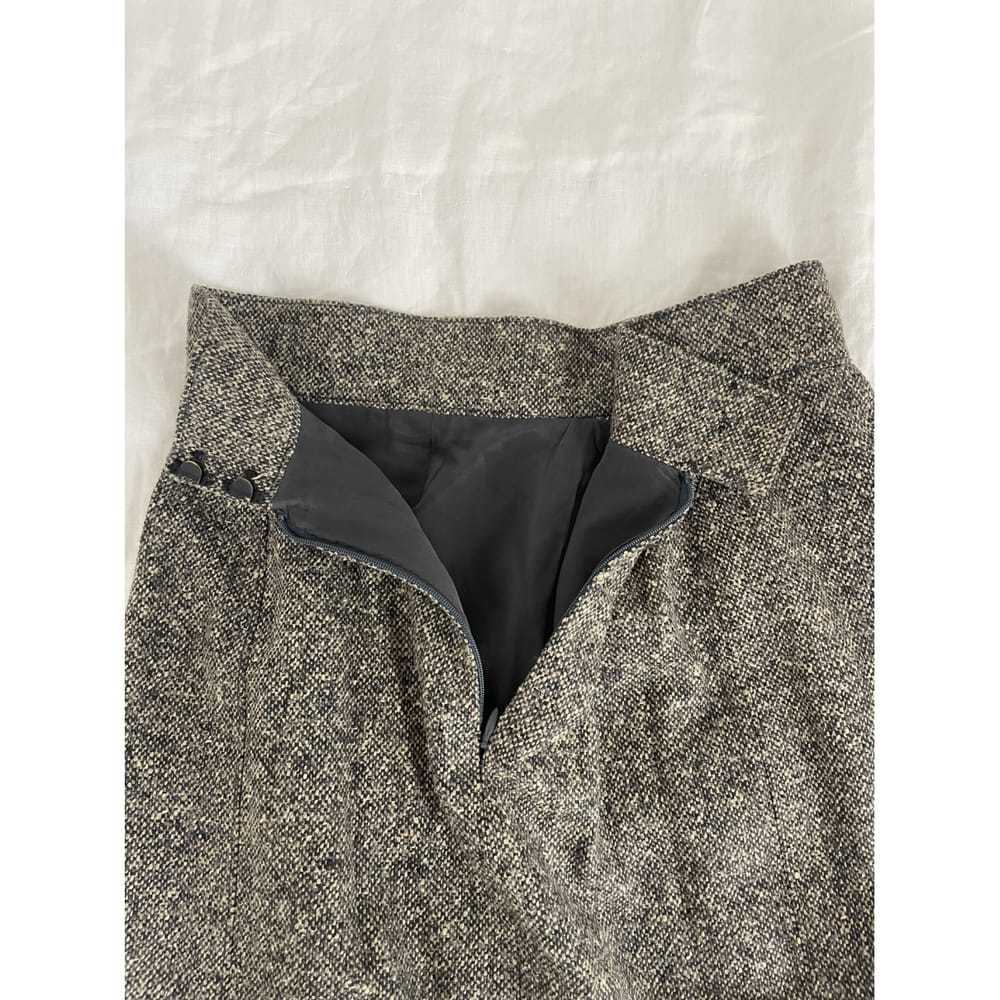 Oscar De La Renta Wool mini skirt - image 3