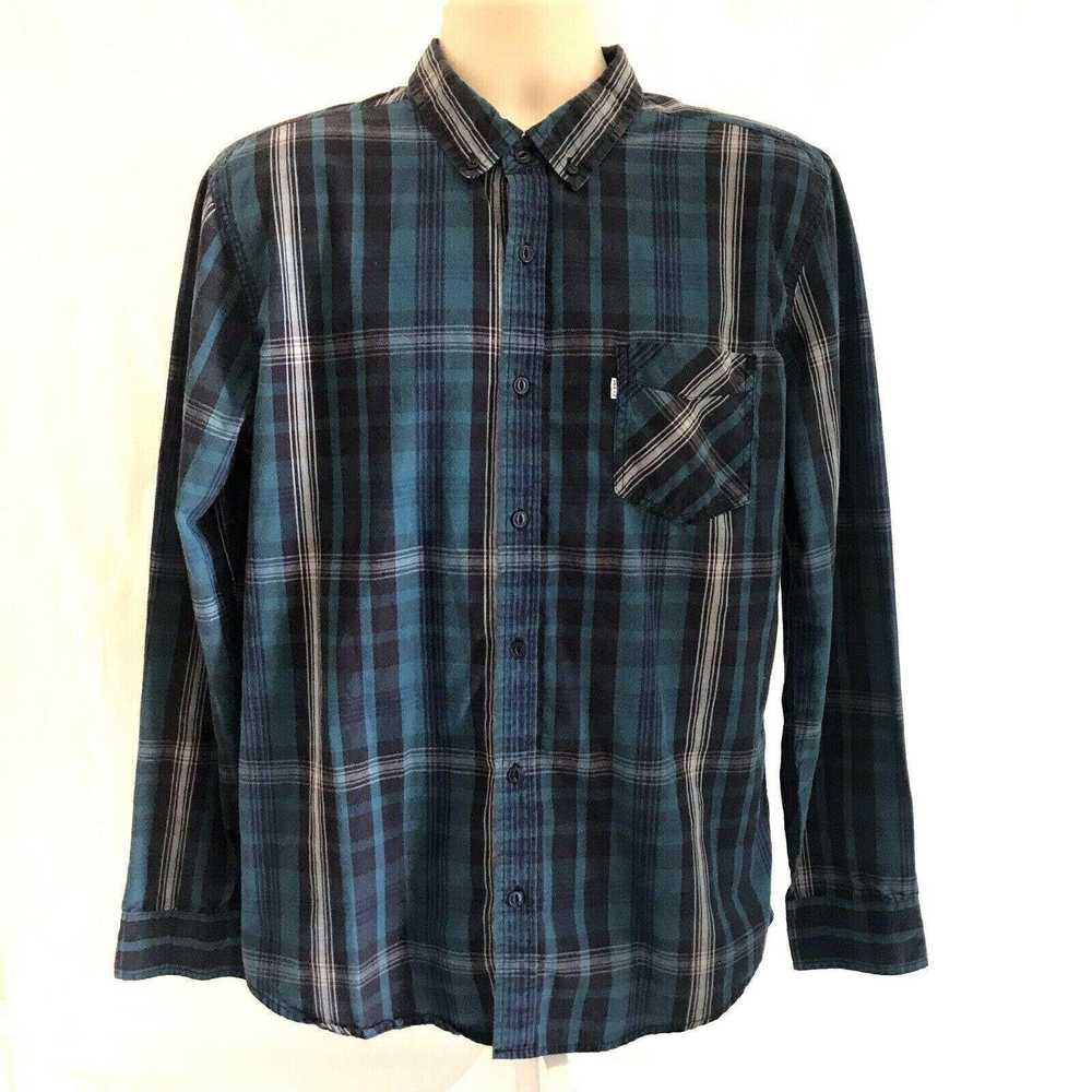 Levi's Vintage Levi’s Blue Button Front LS Shirt … - image 1