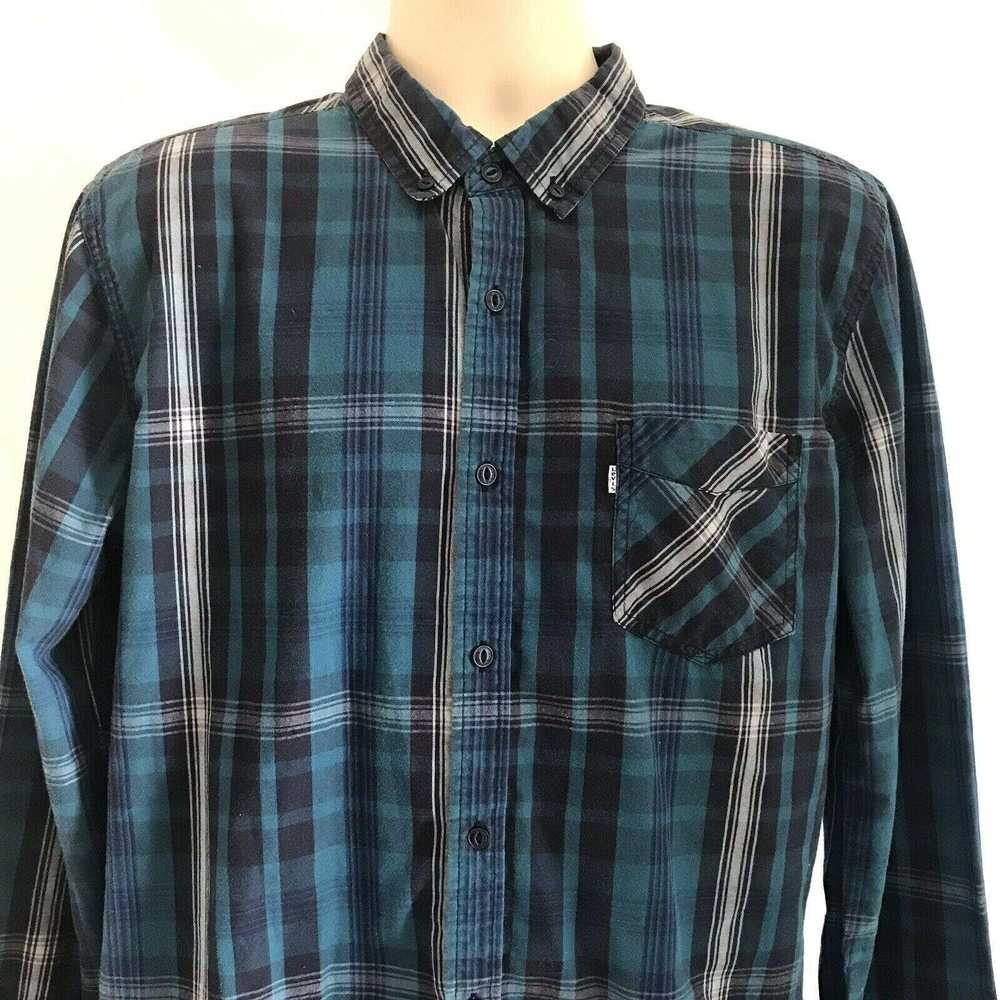 Levi's Vintage Levi’s Blue Button Front LS Shirt … - image 4