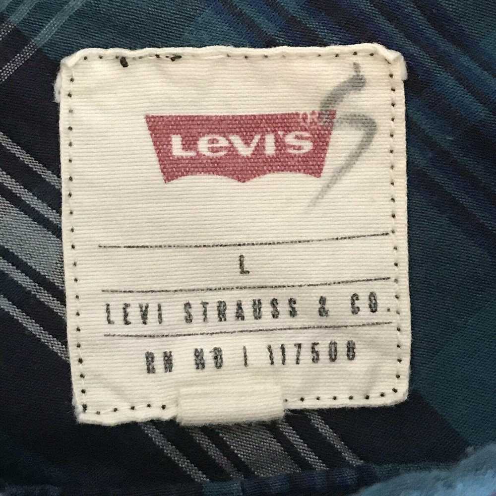 Levi's Vintage Levi’s Blue Button Front LS Shirt … - image 6