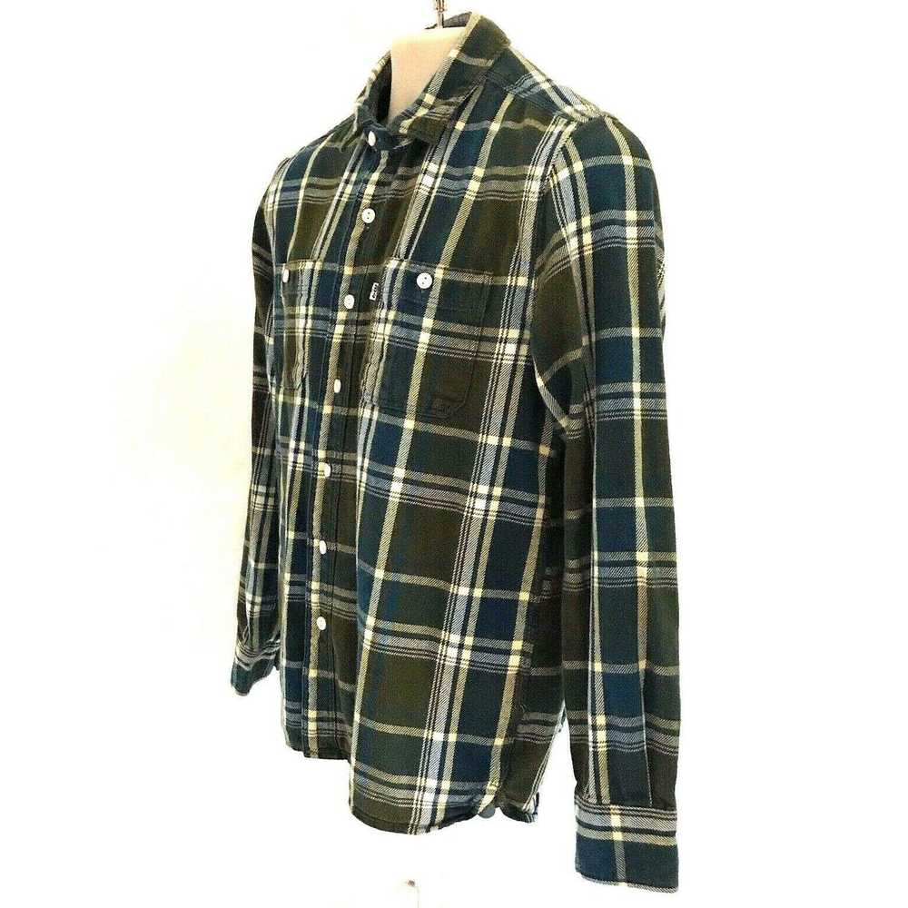 Levi's Levis Mens Flannel Plaid LS Button Front S… - image 3