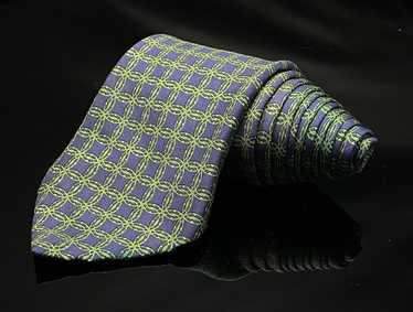Hermes HERMES Vintage TIE Silk Necktie Mens Cross… - image 1