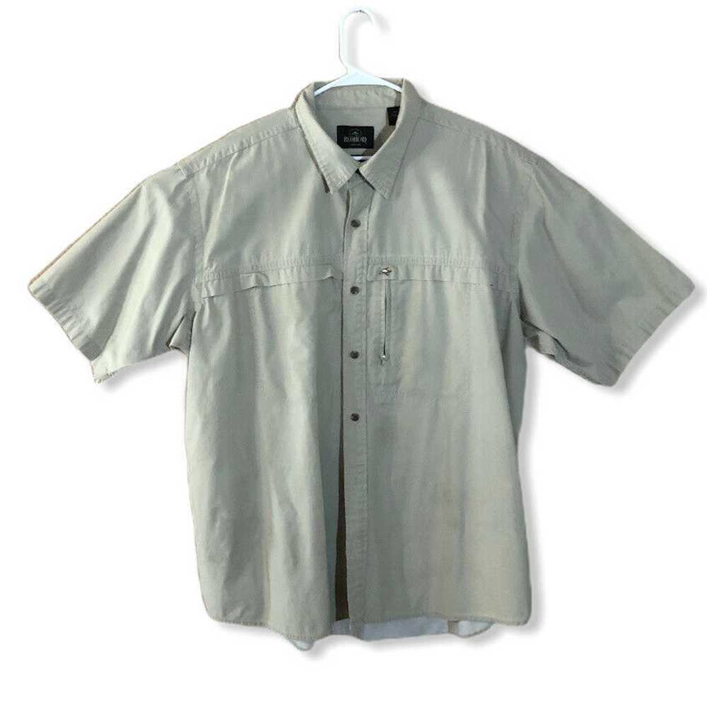 Redhead Redhead Mens Shirt Size 2XL Khaki Short - image 1