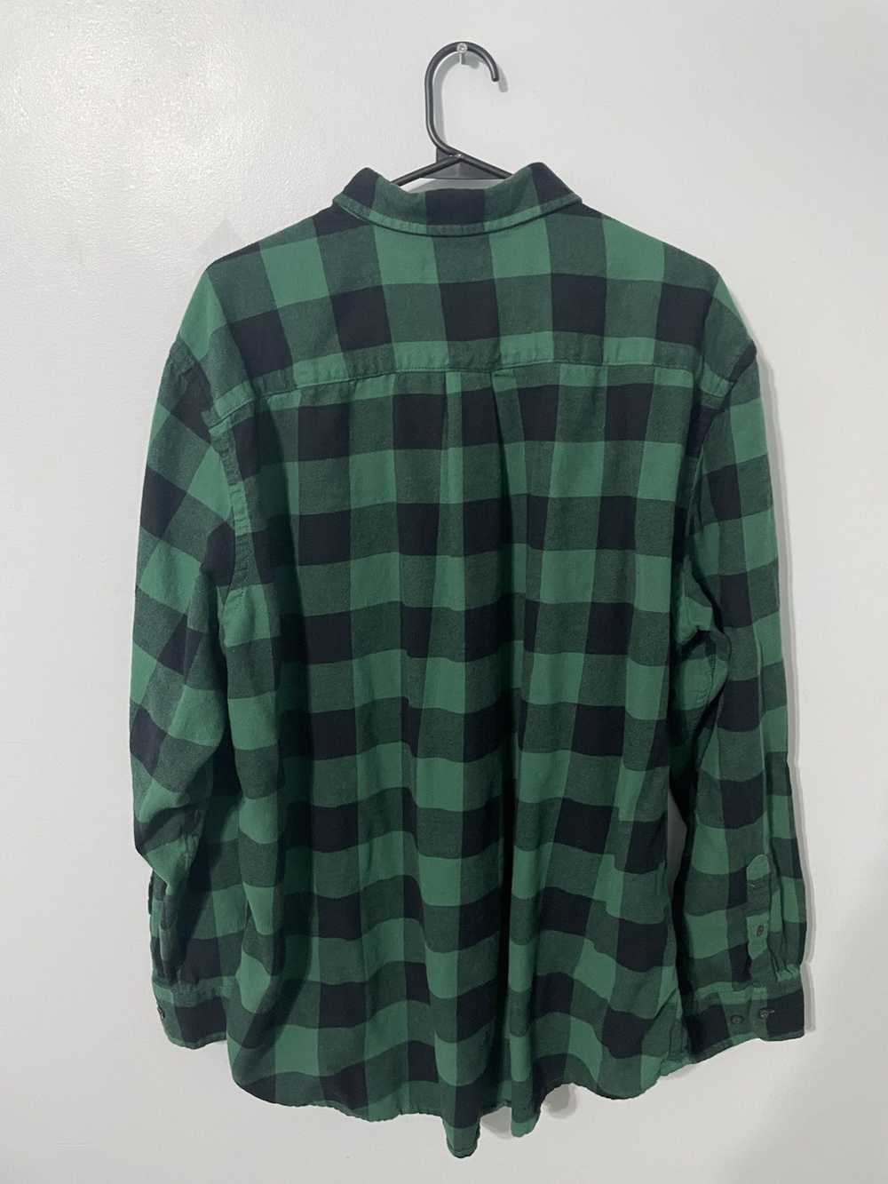 Japanese Brand Green Lightweight Flannel - image 2