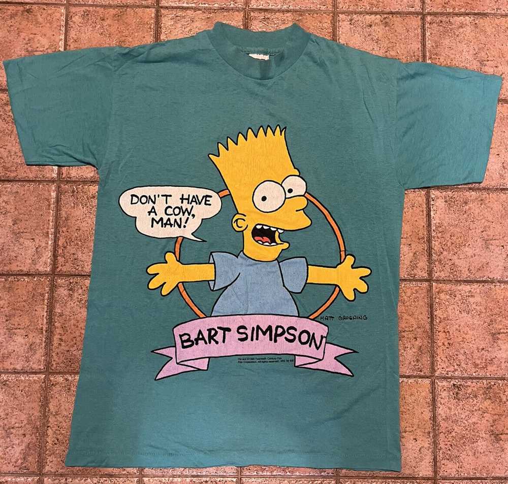 The Simpsons Vintage 1990 Bart Simpson Don't Have… - image 1