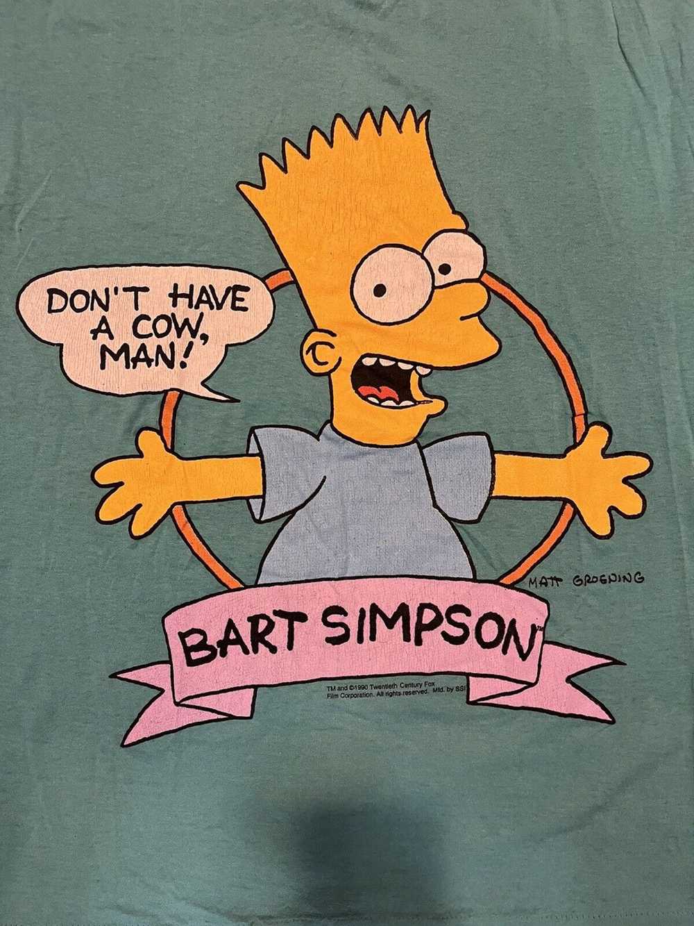 The Simpsons Vintage 1990 Bart Simpson Don't Have… - image 2