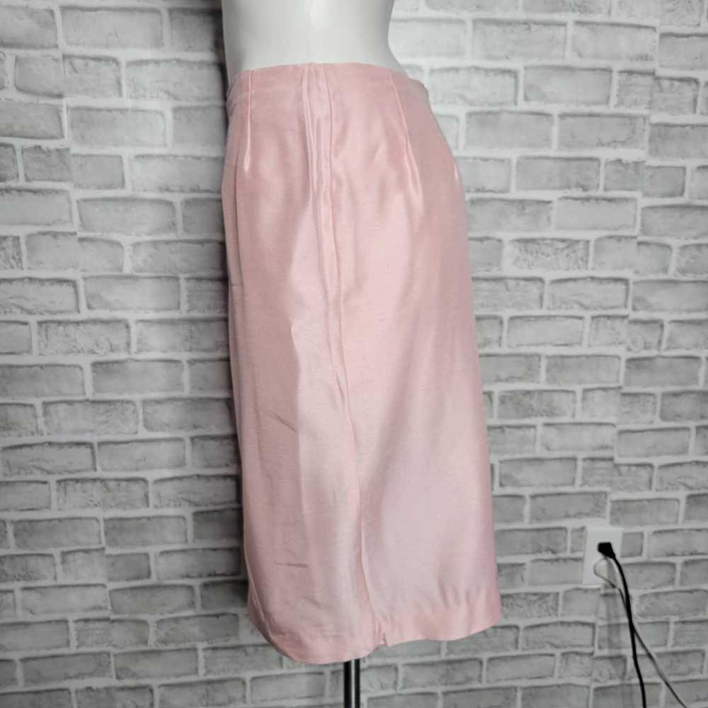 Vintage Vintage 80s Pink & Lace 2 Piece Skirt Set - image 5