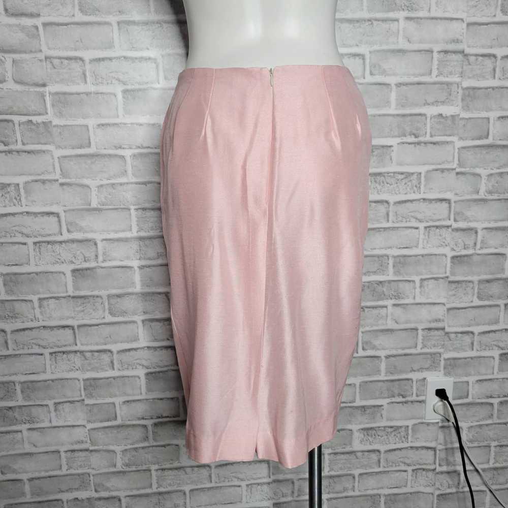Vintage Vintage 80s Pink & Lace 2 Piece Skirt Set - image 6
