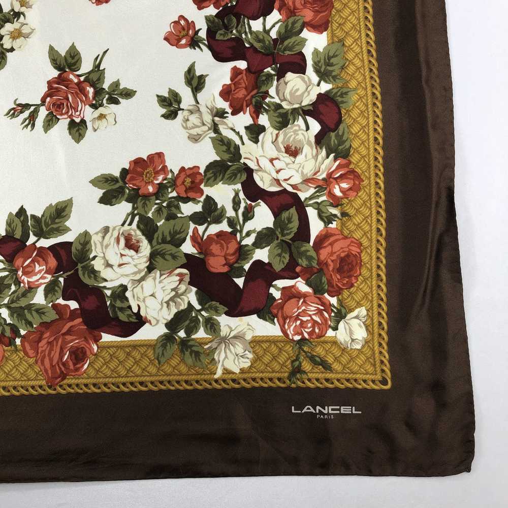 Lancel Vintage Lancel silk Scarf - image 4