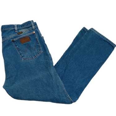Wrangler Vintage Wrangler Mens Blue Jeans 37 x 28… - image 1
