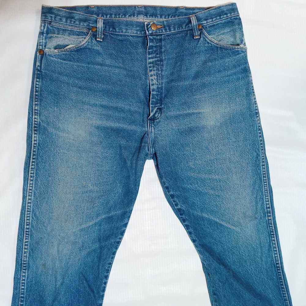 Wrangler Vintage Wrangler Mens Blue Jeans 37 x 28… - image 5