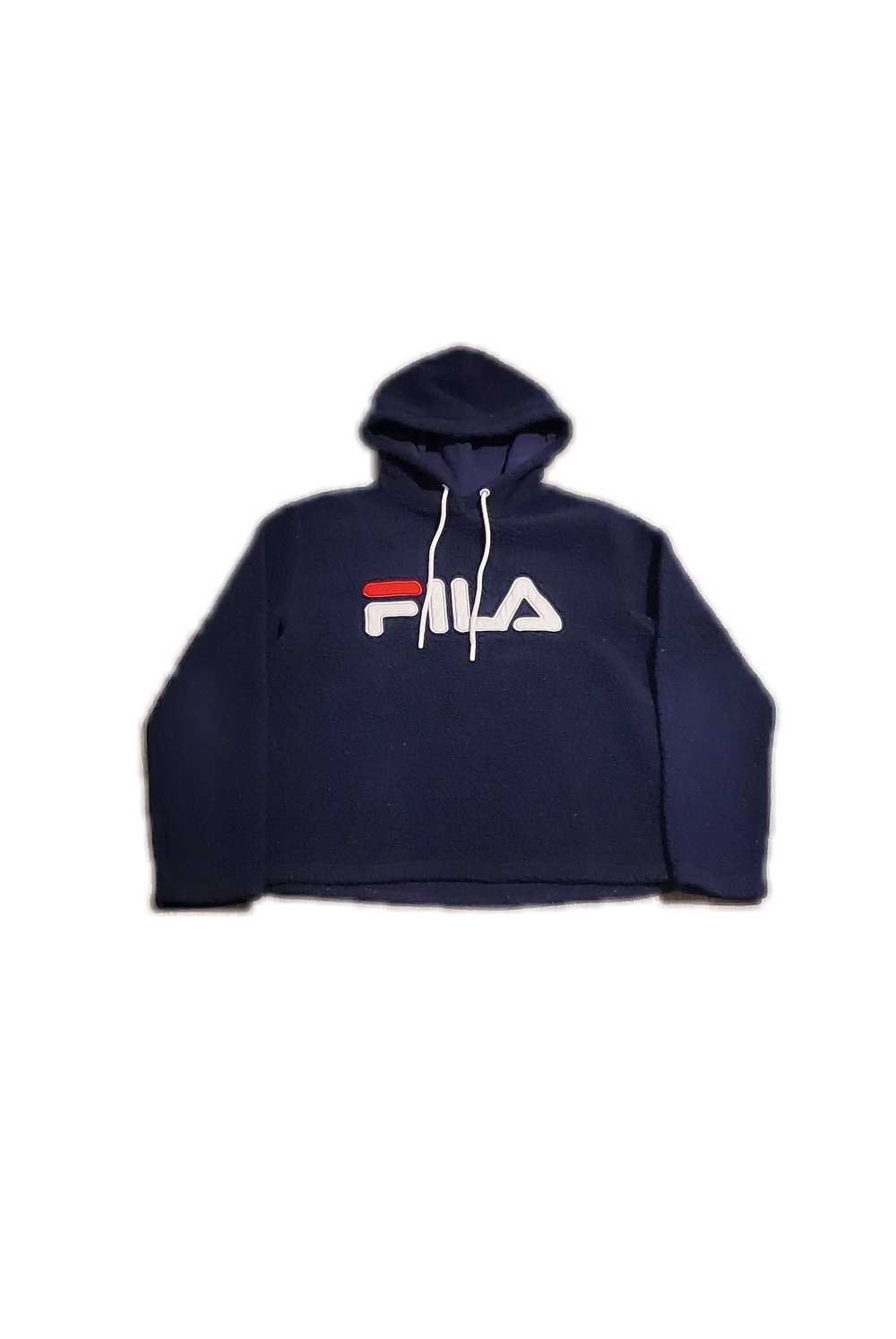 Fila × Vintage Fila Sherpa Embroidered Hoodie - image 1