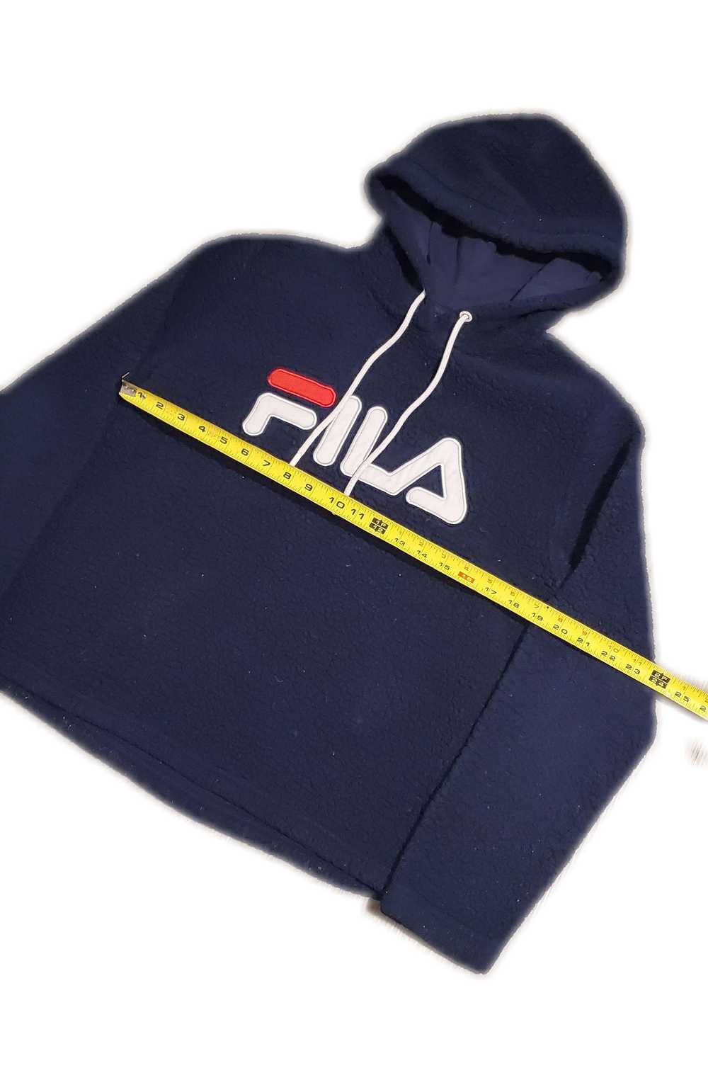 Fila × Vintage Fila Sherpa Embroidered Hoodie - image 3