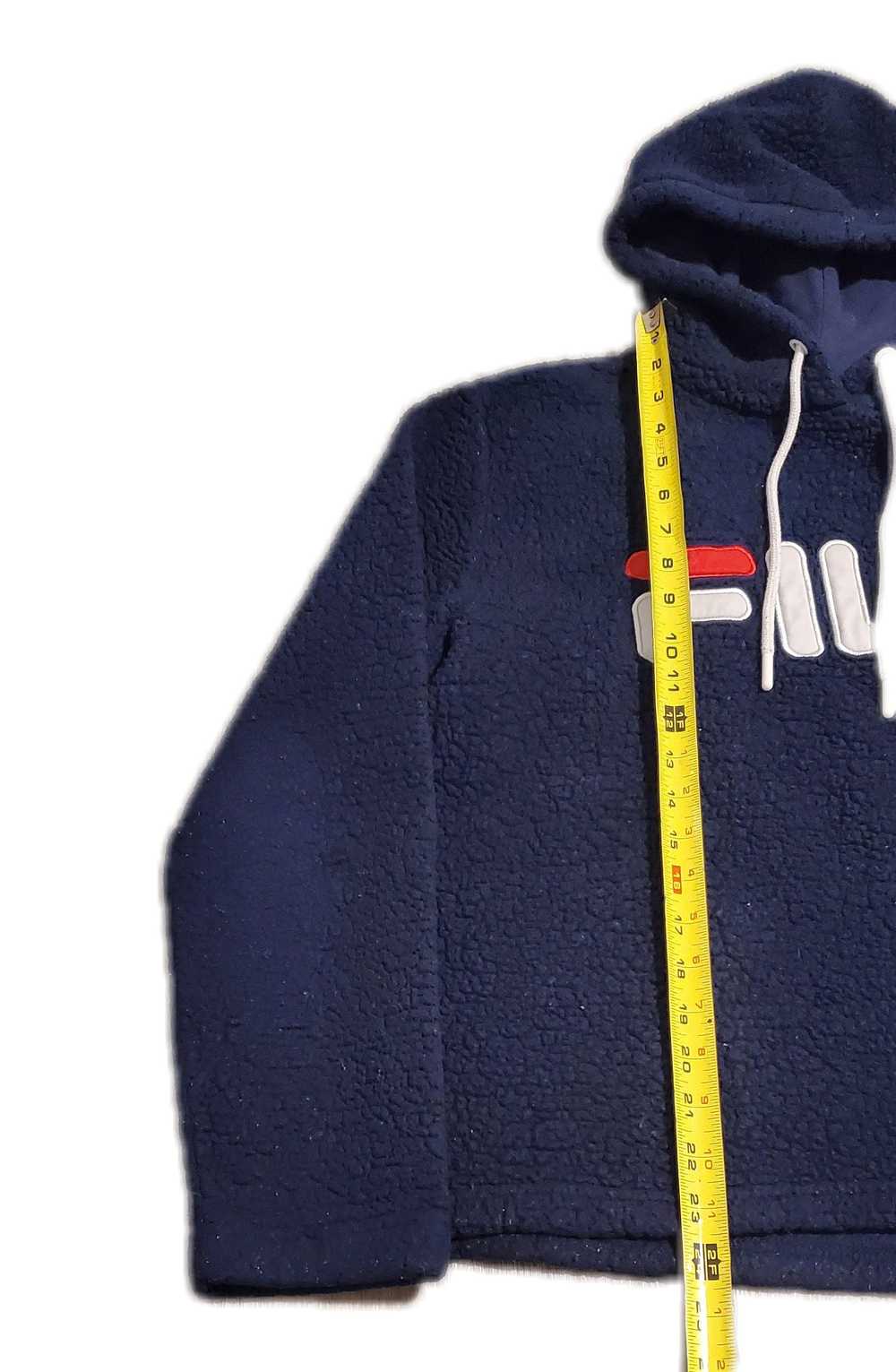 Fila × Vintage Fila Sherpa Embroidered Hoodie - image 4