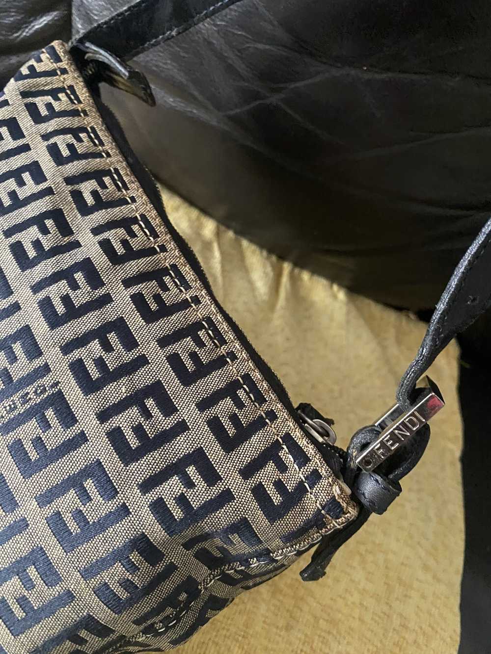 Fendi Authentic Fendi Zucca Monogram Handbag - image 6