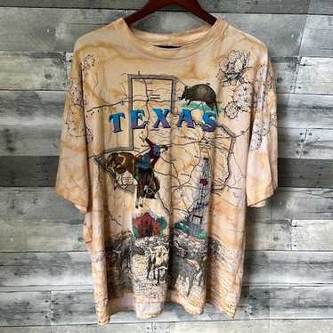 Streetwear × Vintage VINTAGE 90S TEXAS COWBOY MAP… - image 1