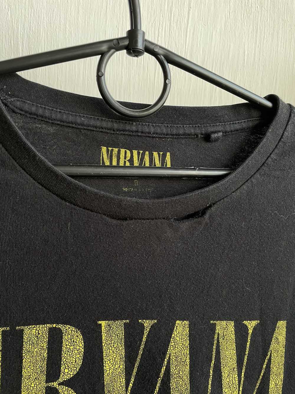 Band Tees × Nirvana × Rock Tees Nirvana Nevermind… - image 4