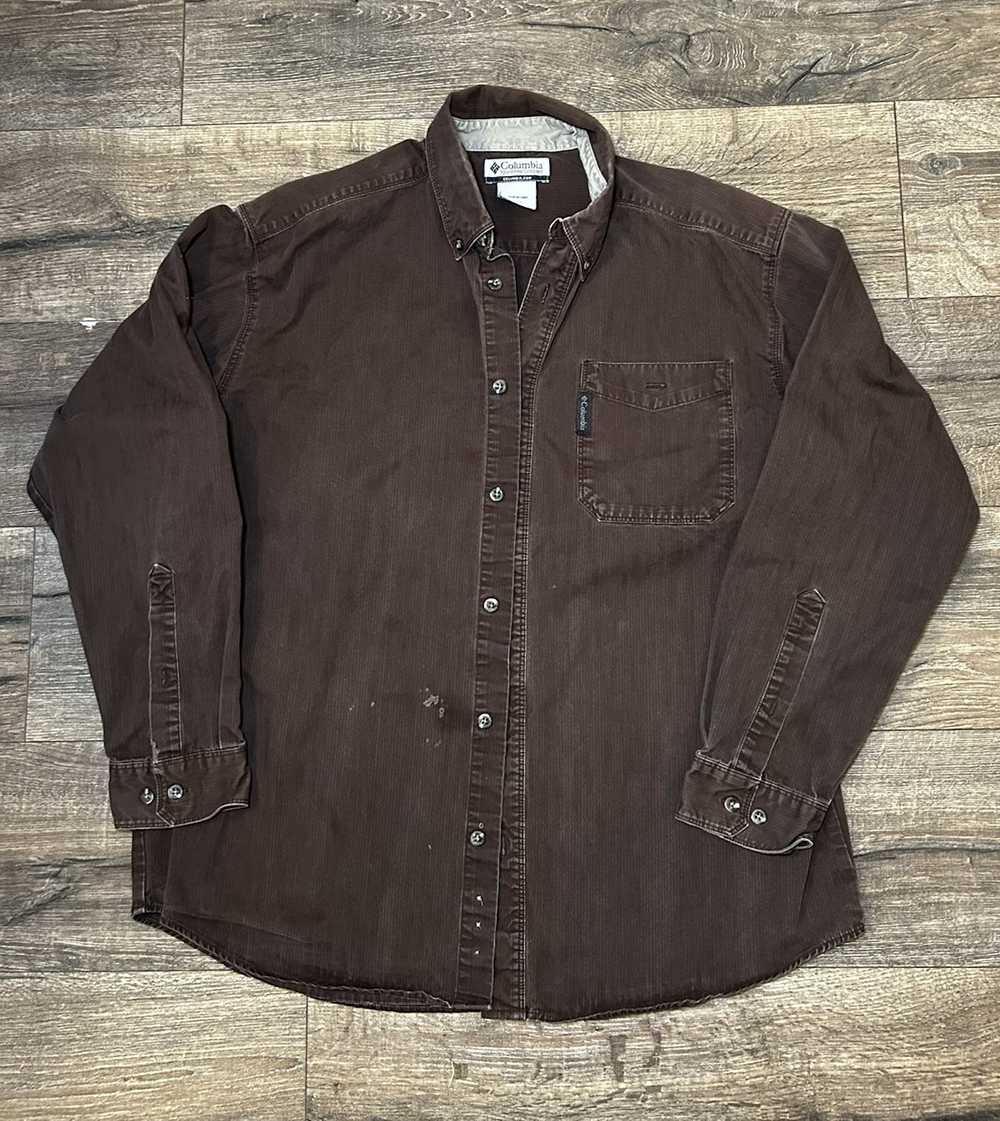 Columbia Columbia Vintage Overshirt Brown Men’s S… - image 1