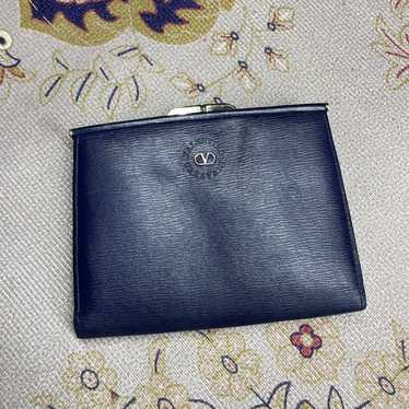 Valentino Navy Keyring-Wallet - Vintage Lux