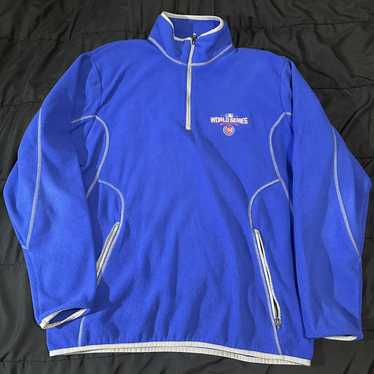 Chicago Cubs Zip Up Track Jacket 2016 World Series MLB Men's Size