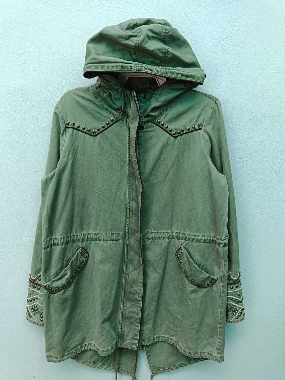 Japanese Brand Ungrid Studded Parka - image 3