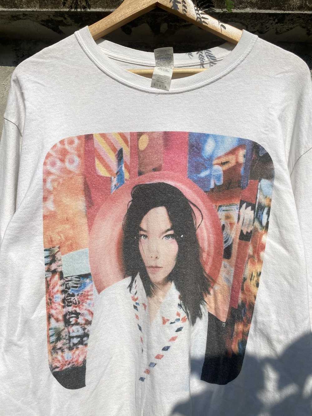 Band Tees Gildan Vintage Y2K Björk Longsleeve Gem